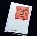Multilingual Smiles - Handcrafted (Blank) Card - dr17-0008